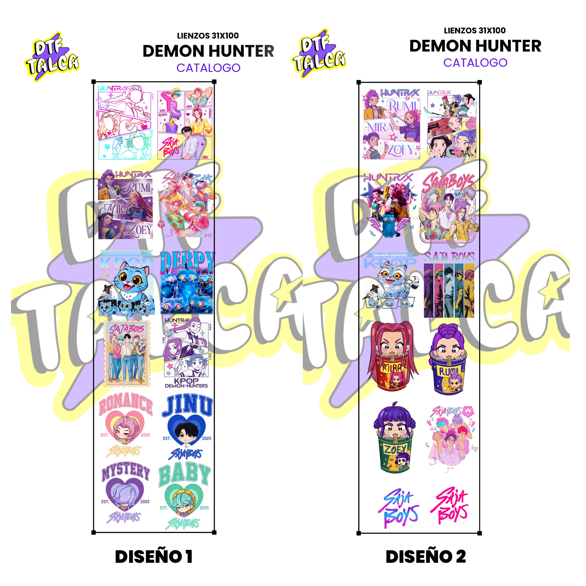 DEMON HUNTER LIENZO DE 0,31 x 1MT - Imagen 2